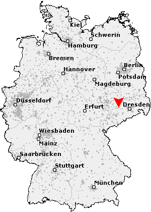 Karte von Ebersbach bei Döbeln