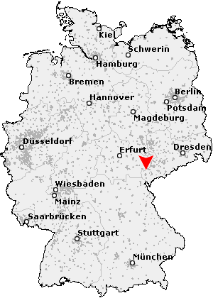 Karte von Elsterberg