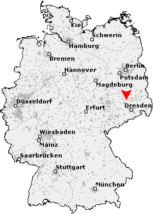 Karte von Gröditz