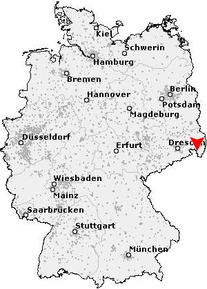 Karte von Neugersdorf