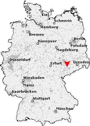 Karte von Niederfrohna