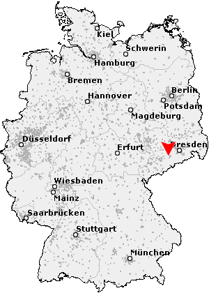 Karte von Oberschöna