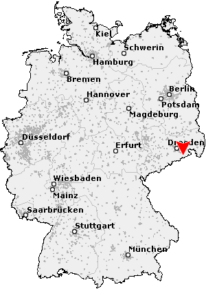 Karte von Rosenthal-Bielatal