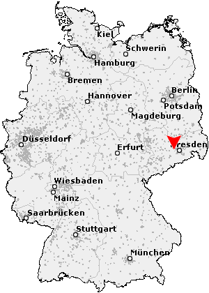 Karte von Sachsdorf