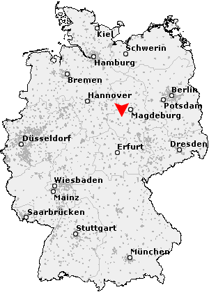 Karte von Großalsleben