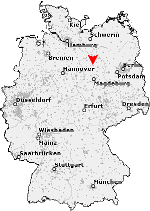 Karte von Bismark (Altmark)