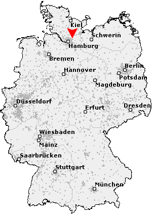 Karte von Ahrensburg