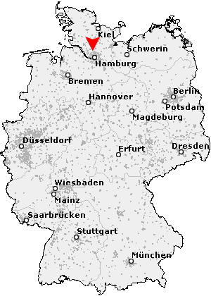 Karte von Quickborn, Kreis Pinneberg