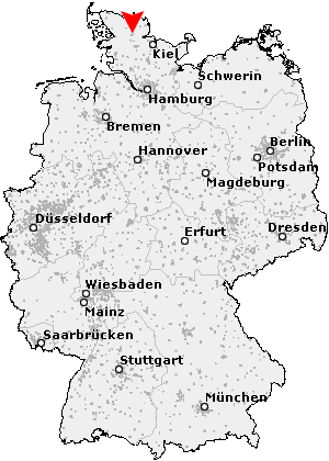 Karte von Schleswig