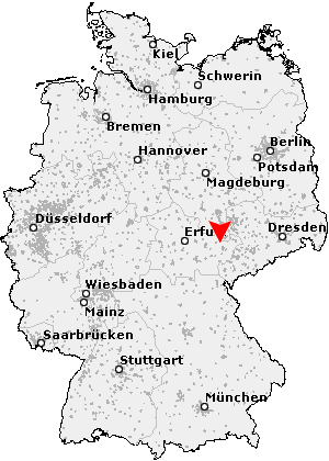 Karte von Bad Köstritz
