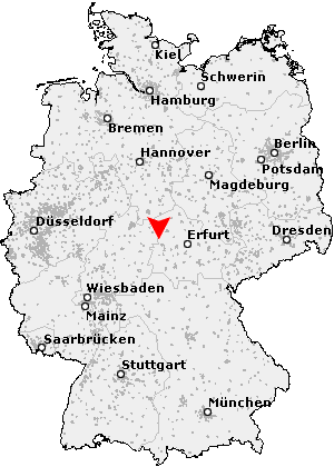 Karte von Creuzburg