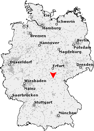 Karte von Effelder-Rauenstein
