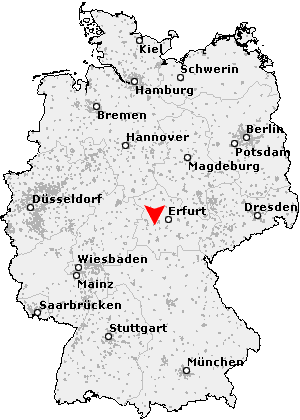 Karte von Ernstroda
