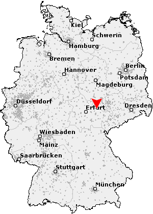 Karte von Großheringen