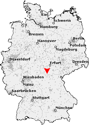Karte von Hildburghausen