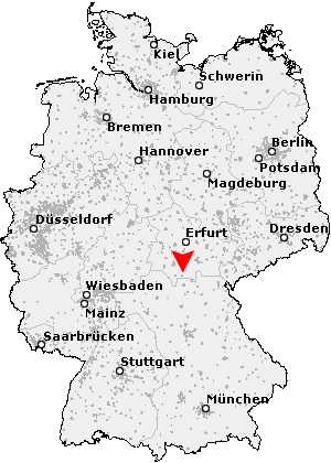 Karte von Sachsenbrunn