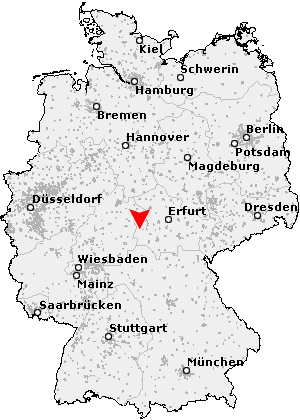 Karte von Stadtlengsfeld