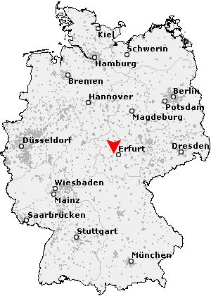 Karte von Tröchtelborn