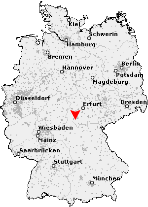Karte von Vachdorf