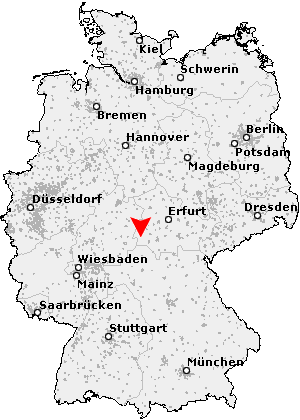 Postleitzahl Kaltennordheim - Thüringen (PLZ Deutschland)
